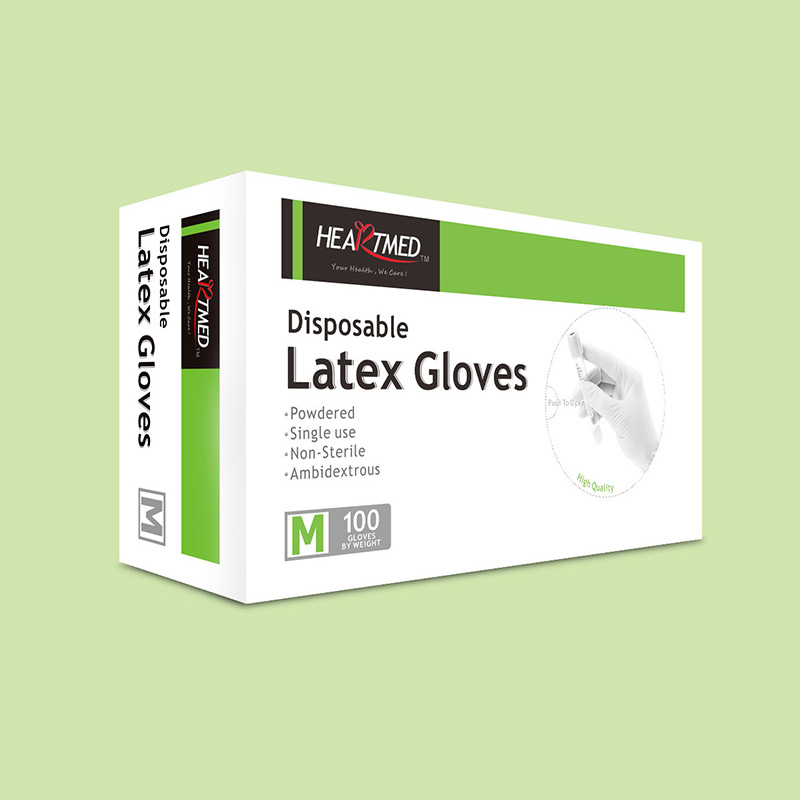 Latex Medical Examination Gloves-Powdered